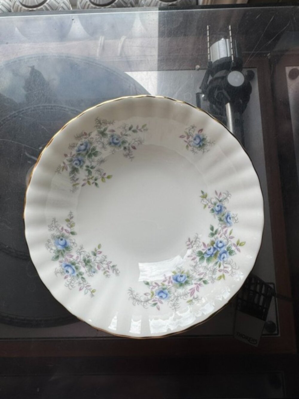 Beautiful set of 2 vintage Royal Albert cereal bowls in the charming Blue Blosso